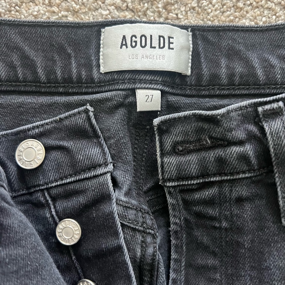 Agolde Riley High Rise Crop - Picture 10 of 15